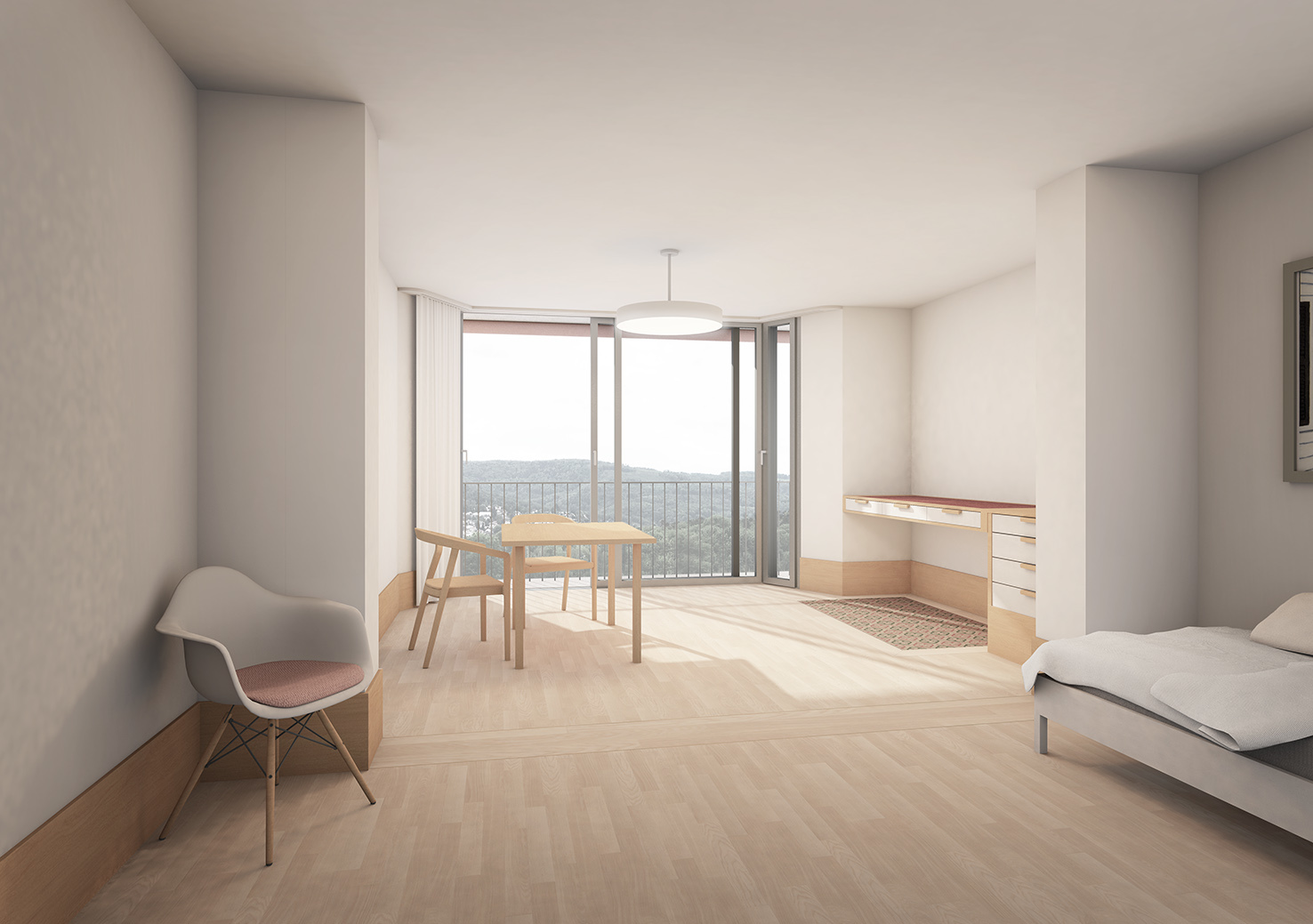 Aktueller Planungsstand der Bewohnerzimmer. Aktueller Planungsstand der Bewohnerzimmer.